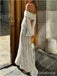 Boho White Off-Shoulder Sequins Long Sleeves Mermaid Long Prom Dress,PD381897