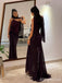Elegant Dark Plum One-Shoulder  Long Mermaid Prom Dress, Evening Dress, PD382184