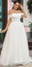 Elegant Off theShoulder Strapless A-line Long Wedding Dresses, WD3082