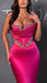 Sparkly Pink Sweetheart Beading Mermaid Long Prom Dress, PD3657