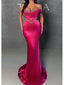 Sparkly Pink Sweetheart Beading Mermaid Long Prom Dress, PD3657
