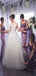 Elegant Lilac Lace Long Sleeves Mermaid Bridesmaid Dresses, AB1193