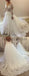 Elegant Beading Lace Long Sleeve Ball Gown Wedding Dresses, AB1505