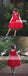 Sweet Red Appliques Tulle Pretty Sleeveless Short Flower Girl Dresses, FGS073