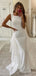 Elegant Jewel Mermaid Long Wedding Dresses,WD3102