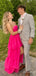 Elegant Strapless High-Low A-line Long Prom Dress,PD38151