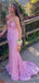 Sparkly Sweetheart Spaghetti Strap Mermaid Long Prom Dress,PD38152