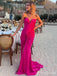 Elegant Sweetheart Strapless Mermaid Long Prom Dress,PD381825