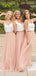 Elegant V-neck Spaghetti Strap Long Bridesmaid Dress,PD3215