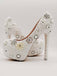 New 14CM round toe viscose shoes low top retro pearl banquet stiletto heel solid color shoes