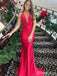 Sexy V-neck Meimaid Long Prom Dress,PD37653