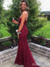 Elegant Sweatheart Strapless Mermaid Long Prom Dress,PD37656