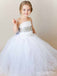 Gorgeous Stapless Lace A-line Long Flower Girl Dresses, FGS169