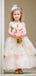 Elegant Square Lace A-line Long Flower Girl Dresses, FGS167