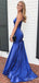 Elegant Spaghetti Strap Mermaid Long Prom Dress,PD37660