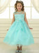 Gorgeous Lace A-line Long Flower Girl Dresses, FGS175