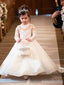 Gorgeous Lace Long Sleeves A-line Long Flower Girl Dresses, FGS178