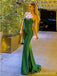 Elegant Green Sweetheart Spaghetti Strap Mermaid Long Prom Dress,PD381945