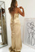 Gorgeous V-neck Spaghetti Strap Mermaid Long Prom Dress,Evening Dress,PD382111