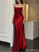 Elegant Spaghetti Strap Mermaid Long Prom Dress,Evening Dress,PD382132