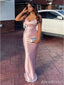 Elegant V-neck Spaghetti Strap Mermaid Long Prom Dress,Evening Dress,PD382141