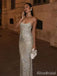 Gorgeous Sequins Straps Mermaid Long Prom Dress,Evening Dress,PD382142