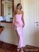 Elegant Pink Strapless Mermaid Long Prom Dress,Evening Dress,PD382157