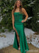 Elegant Green V-neck Split Side Mermaid Long Prom Dress,Evening Dress,PD382198
