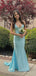 Sexy V-neck Backless Pleats Mermaid Long Prom Dress,Evening Dress,PD382217