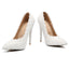 New Women's High Heels Single Shoes Wedding Shoes Stiletto Shoes White Lace Pearl Wedding Shoes