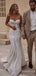 Elegant Sweatheart Spaghetti Strap Mermaid Long Wedding Dresses,WD3064