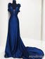 Elegant Deep V-neck A-line Long Prom Dress,Evening Dress,PD37721