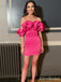 Elegant Off-Shoulder Strapless A-line Short Mini Homecoming Dress, HD32646