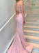 Elegant V-neck Spaghetti Strap Mermaid Long Prom Dress,Evening Dress,PD37794