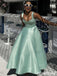 Simple A-line Long Prom Dress,Evening Dress,PD37765