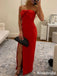 Simple Strapless Split Side Mermaid Long Prom Dress,Evening Dress,PD37767