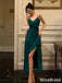 Elegant V-neck Spaghetti Strap Split Side Long Prom Dress,Evening Dress,PD37774