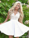 Elegant Lace A-line Short Mini Homecoming Dress, HD3119