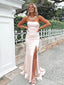 Elegant Strapless Split Side Mermaid Long Prom Dress,Evening Dress,PD37811