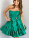 Elegant Strapless A-line Short Mini Homecoming Dress, HD32700