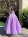 Elegant One Shoulder A-line Long Homecoming Dress, HD32712