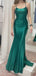 Sexy Spaghetti Strap Mermaid Long Prom Dress,PD38028