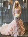 Gorgeous Sweetheart Strapless Mermaid Long Wedding Dresses,WD3090