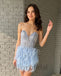 Sexy Sweetheart Sleeveless Sheath Short Mini Homecoming Dress, HD3086