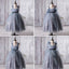 Dusty Blue Tulle Flower Girl Dresses, A-line Little Girl Dresses, Affordable Junior Bridesmaid Dresses, FG056