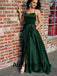 Elegant Halter Sleeveless A-line Long Prom Dress, PD3559