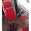 Short blush red cap sleeve two pieces sparkly lovely freshman homecoming prom dresses, BD00162