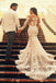 Long Sleeve See Through Mermaid Sexy Bridal Gowns Wedding Party Dresses, WD0112