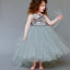 Satin Top Strap Tulle Flower Girl Dresses, Cute Little Girl Birthday Dresses, Free Custom Dresses,  FG038