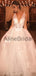 A-line Newest V-Neck Applique Evening Prom Dresses PD1016